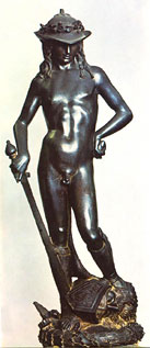 (図1)1430〜32年頃ドナテッロ(Donatello)　フィレンツェ国立美術館