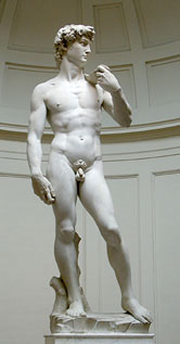 (図2)1501〜1504年ミケランンジェロ(Michelangelo)　アカデミア美術館